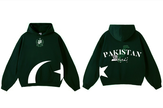 ZINDABAD GREEN PAKISTAN HOODIE