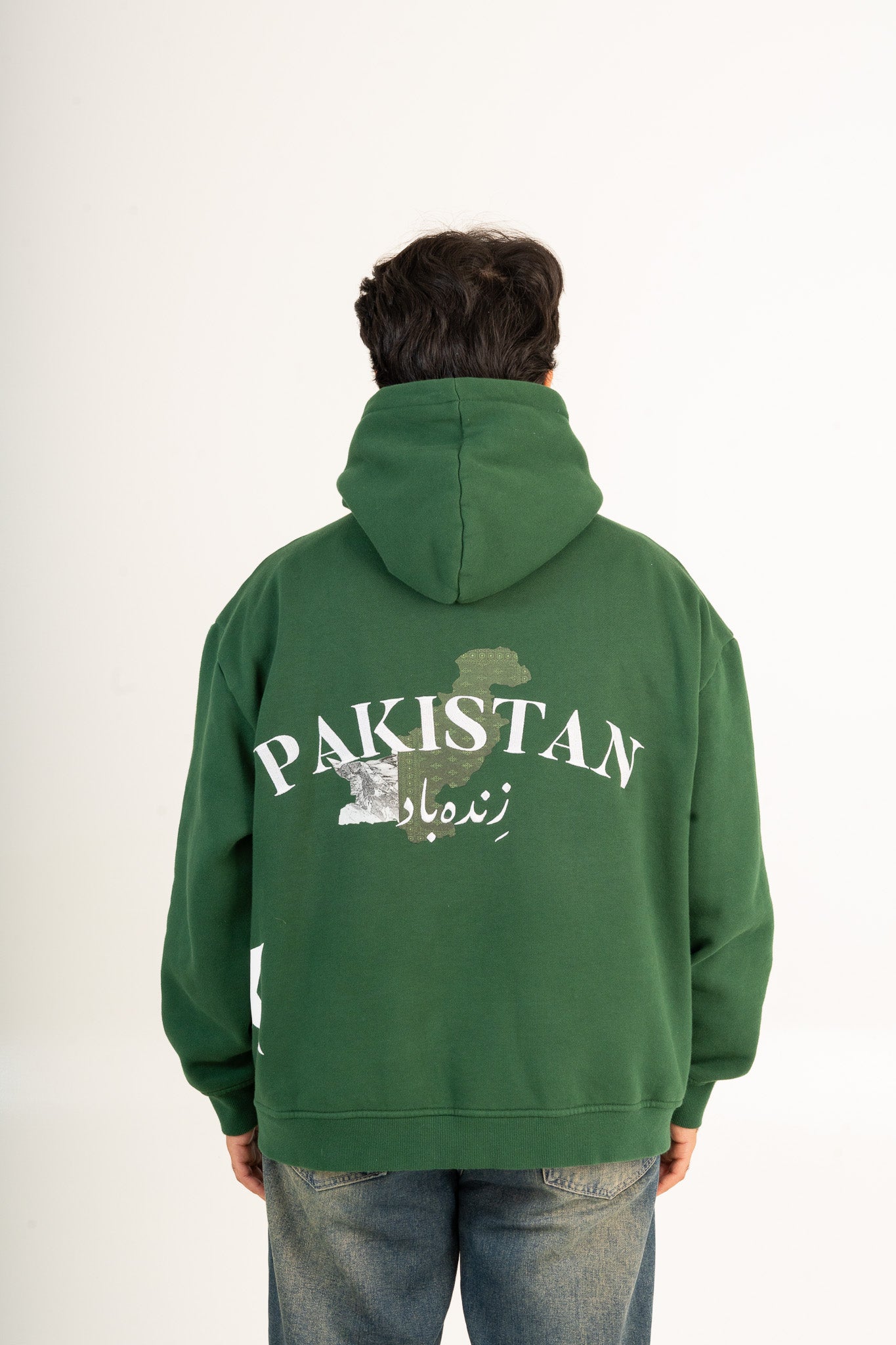 ZINDABAD GREEN PAKISTAN HOODIE